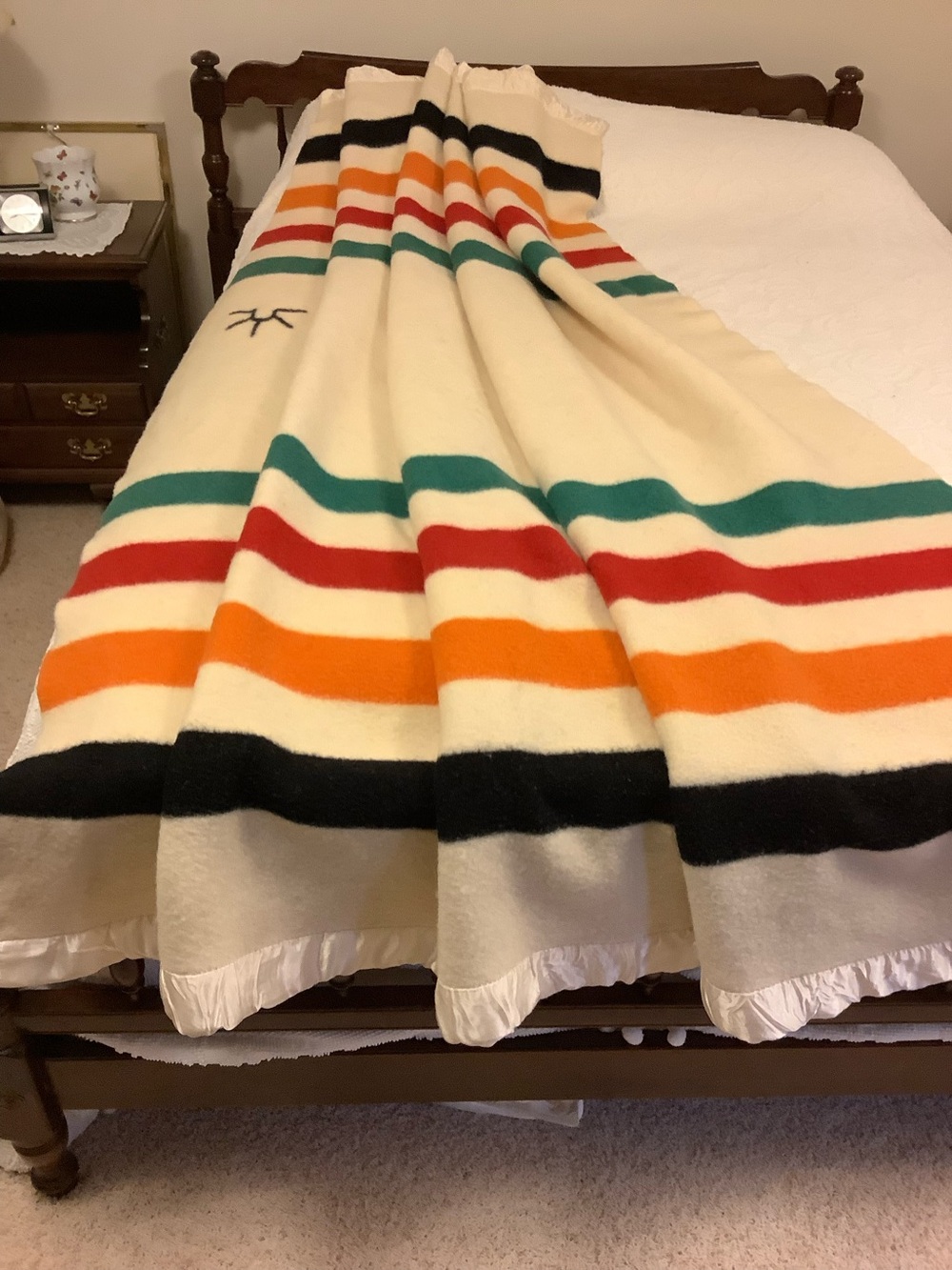 Vintage Baron wool blanket